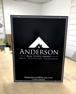 Aluminum real estate sign