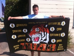 3' x 5' Soccer banner w/ pole pockets